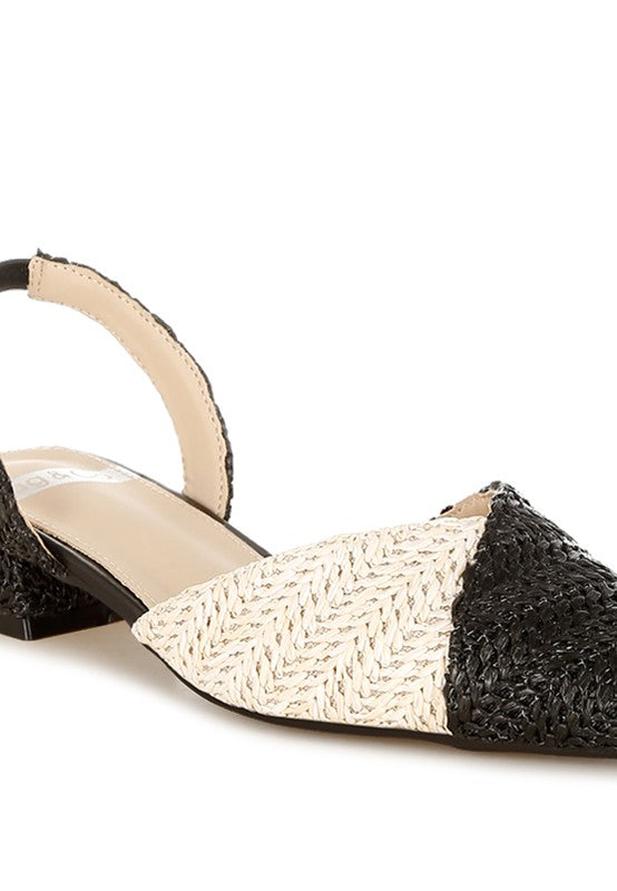 Kinjay Pointy Toe Slingback Sandals - Tigbul's Variety Fashion Shop