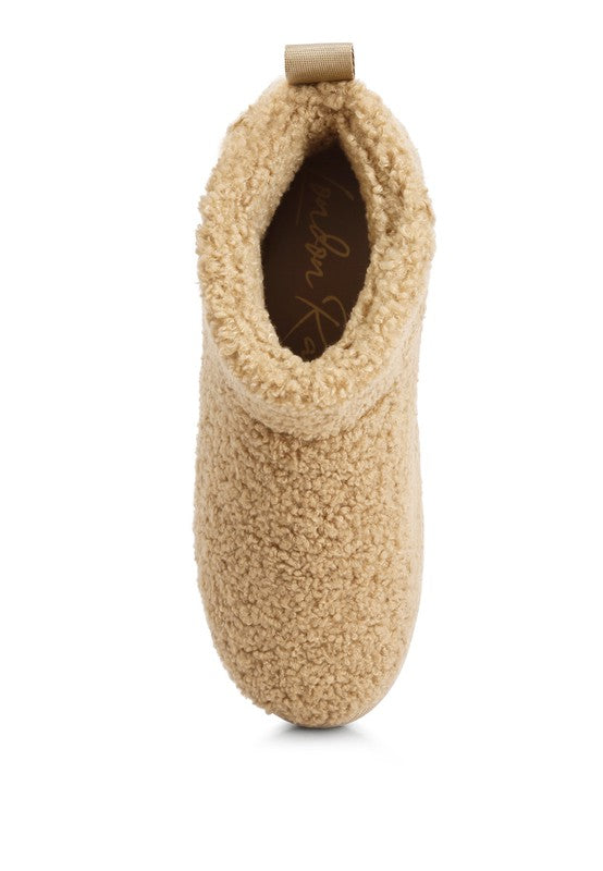 Anatole Fleece Exterior Fluffy Boots - Tigbul's Variety Fashion Shop