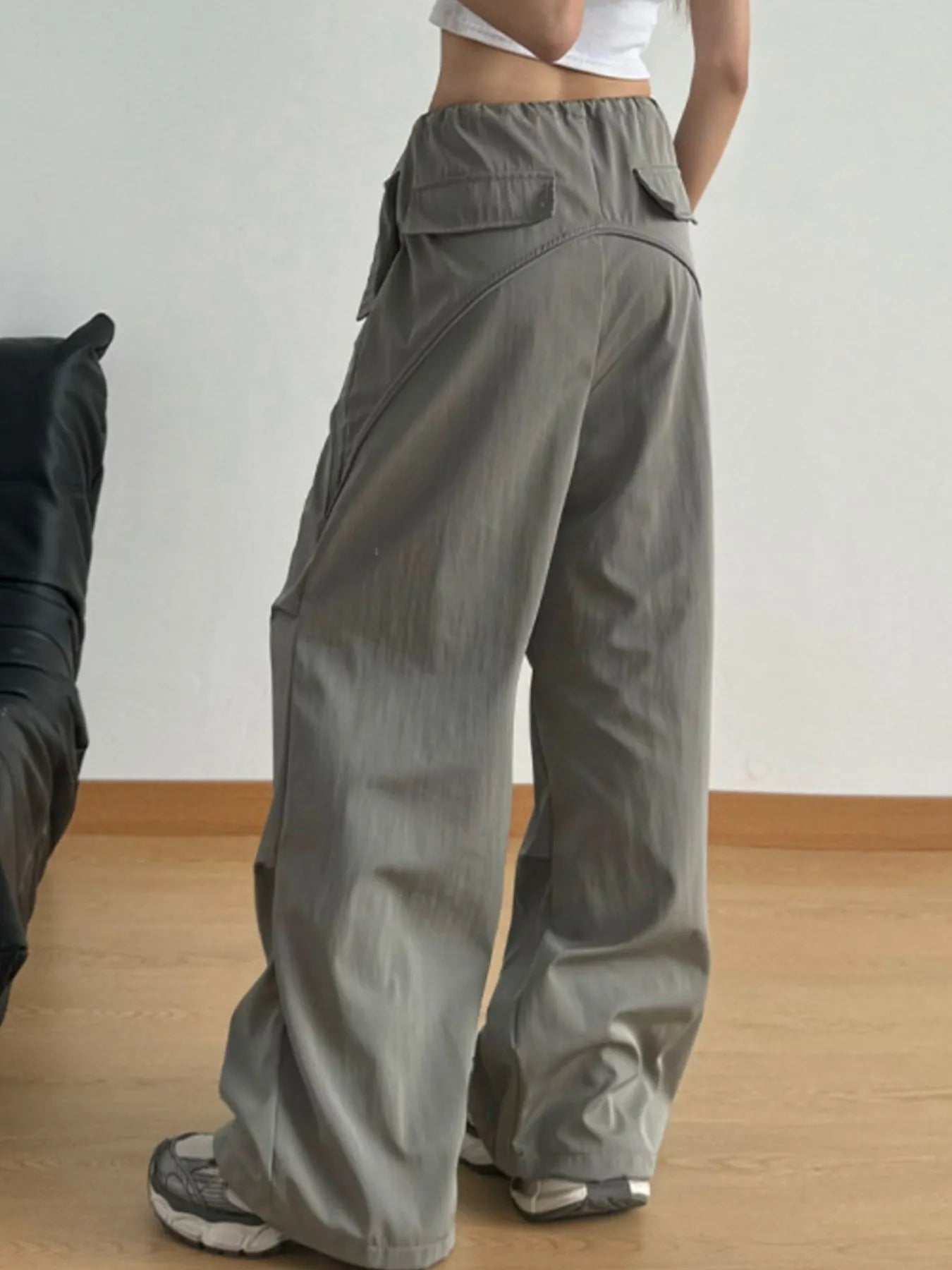 Wide Leg Drawstring Pants - Tigbul's Variety Fashion Shop