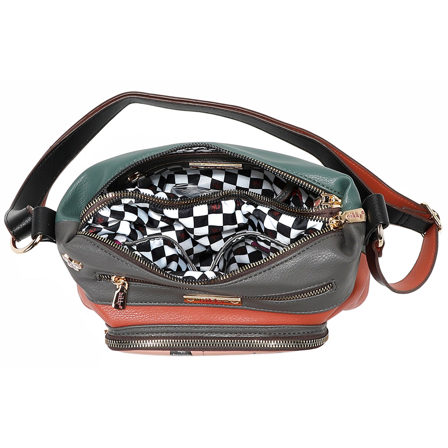 Nicole Lee USA Eco-Leather Adjustable Strap Crossbody Bag - Tigbul's Variety Fashion Shop