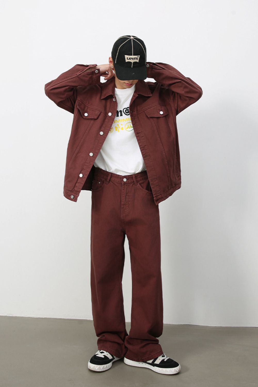 Men's Mid Rise Baggy Jeans - Tigbul's Variety Fashion Shop