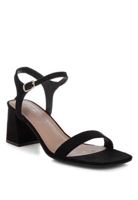 Akiya Square Toe Block Heels - Tigbul's Variety Fashion Shop