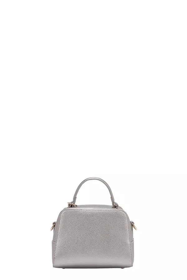 Nicole Lee USA Vegan Geometric Pattern Structured Handbag - Tigbul's Variety Fashion Shop