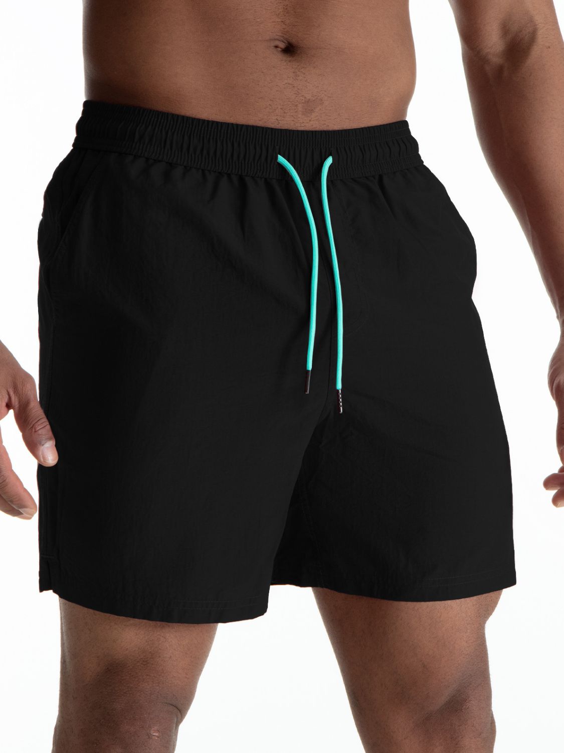 Men's Plus Size Drawstring Shorts with Pockets - Tigbul's Variety Fashion Shop