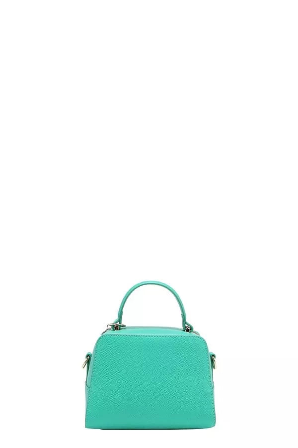 Nicole Lee USA Vegan Geometric Pattern Structured Handbag - Tigbul's Variety Fashion Shop