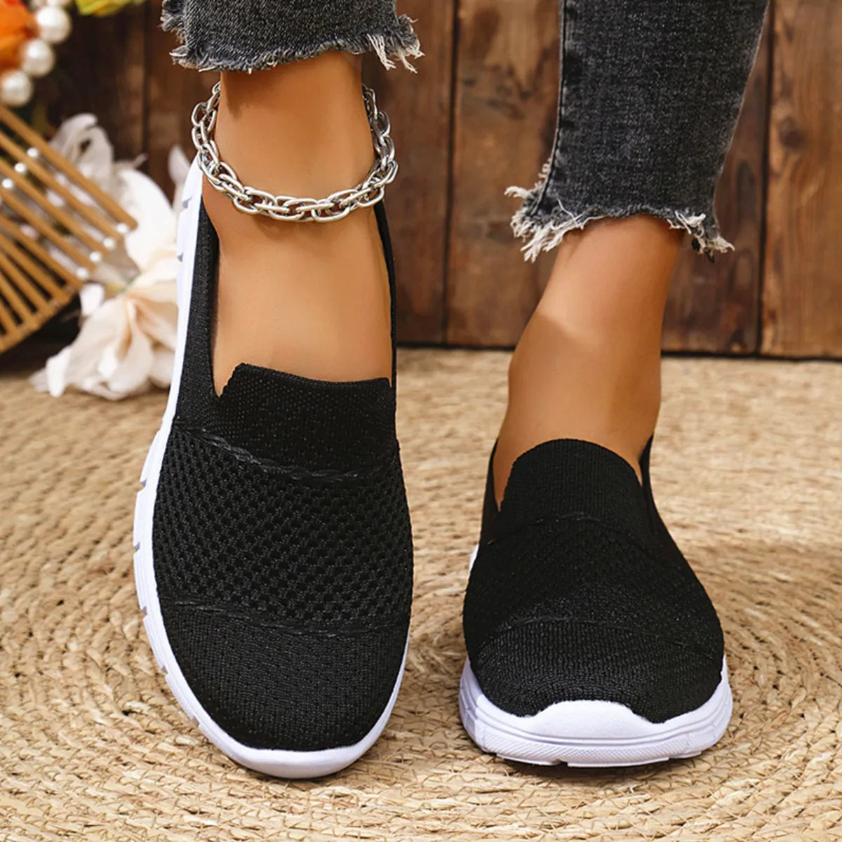 Breathable Mesh Athletic Slip-Ons - Tigbul's Variety Fashion Shop