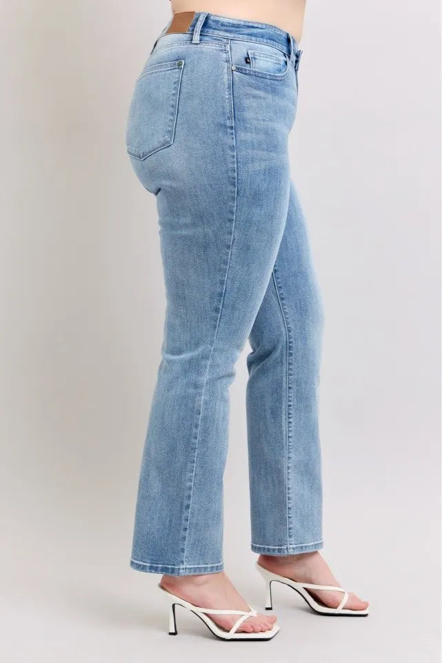 Judy Blue Plus Size High Waist Dad Jeans - Tigbul's Variety Fashion Shop