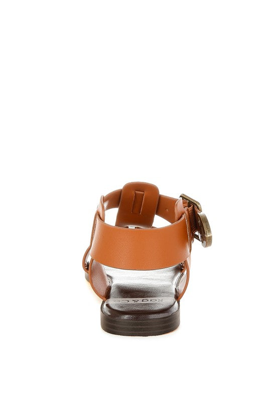 Shayla Gladiator Flat Sandals - Tigbul's Variety Fashion Shop