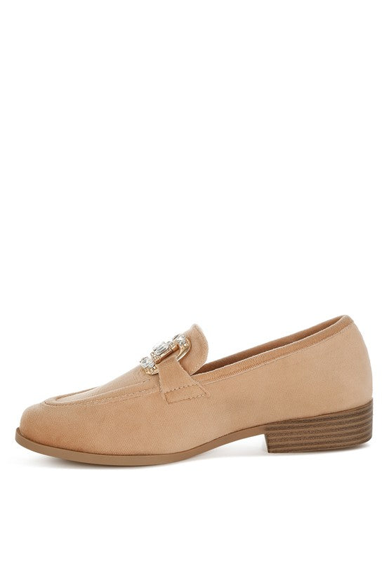 Maestro Diamante Embellished Horsebit Loafers - Tigbul's Variety Fashion Shop