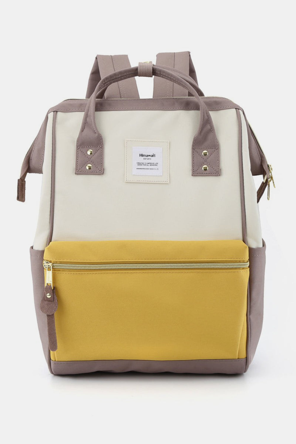 Himawari Waterproof Canvas Backpack Bag with Side Pockets - Tigbul's Variety Fashion Shop