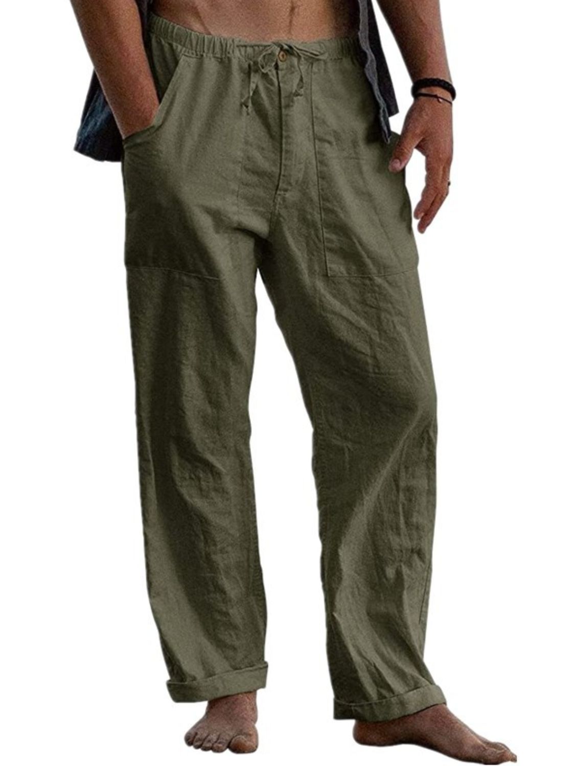 Men's Full Size Loose Fit Pants Plus Size - Tigbul's Variety Fashion Shop