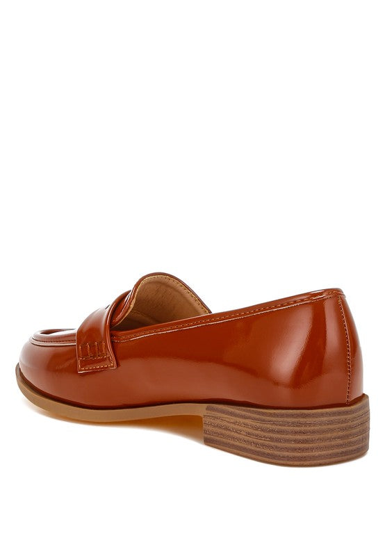 Mogul Penny Strap Detail Loafers - Tigbul's Variety Fashion Shop