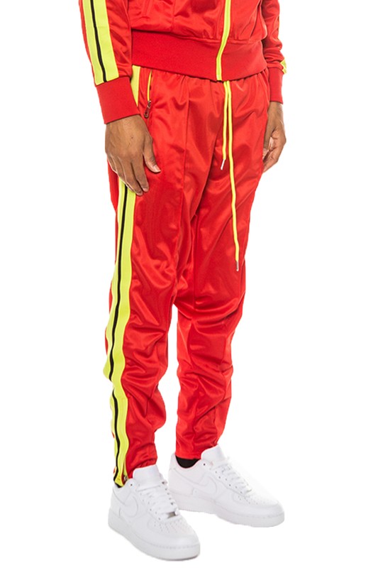 STRIPED TAPE TRACK PANTS - Tigbul's Variety Fashion Shop