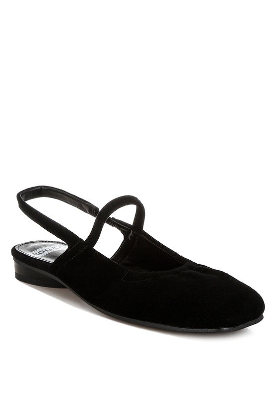 Bounzi Soft Suede Leather Slingback Sandals - Tigbul's Variety Fashion Shop