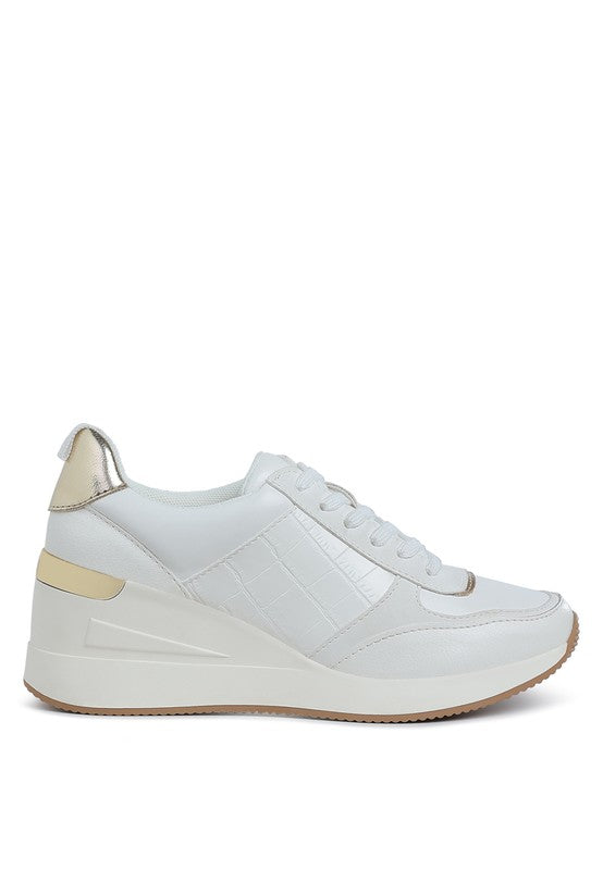 Noltas Chunky Wedge Heel Sneaker - Tigbul's Variety Fashion Shop