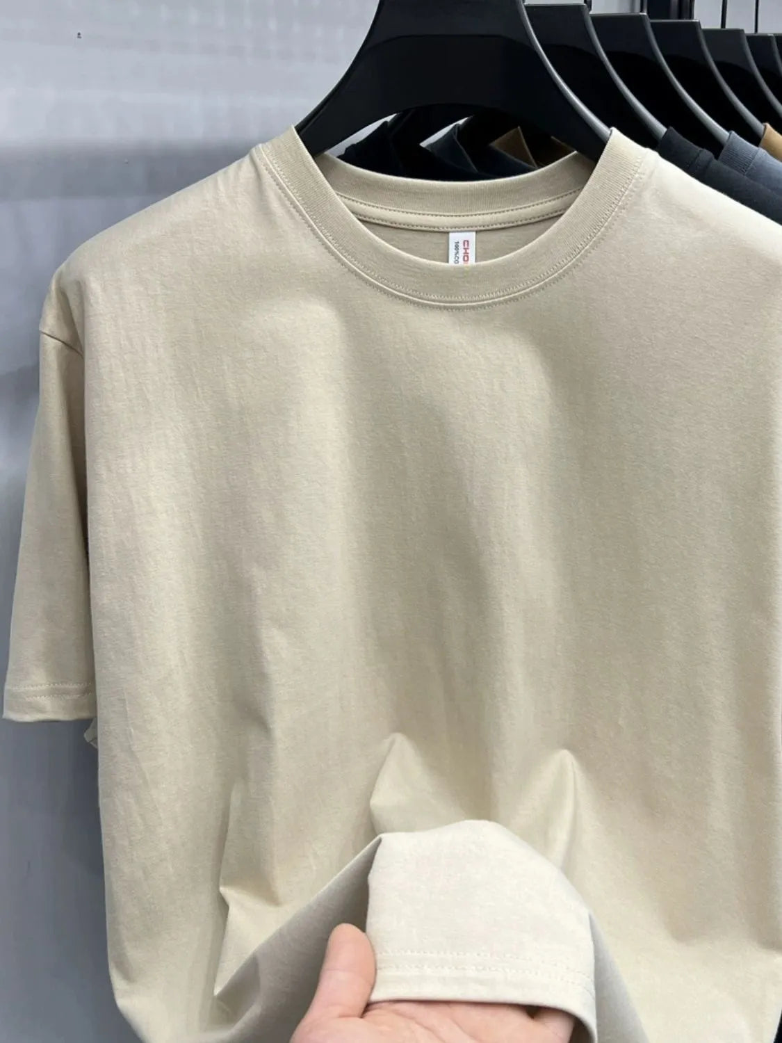 Men's Plus Size Round Neck Short Sleeve T-Shirt - Tigbul's Variety Fashion Shop