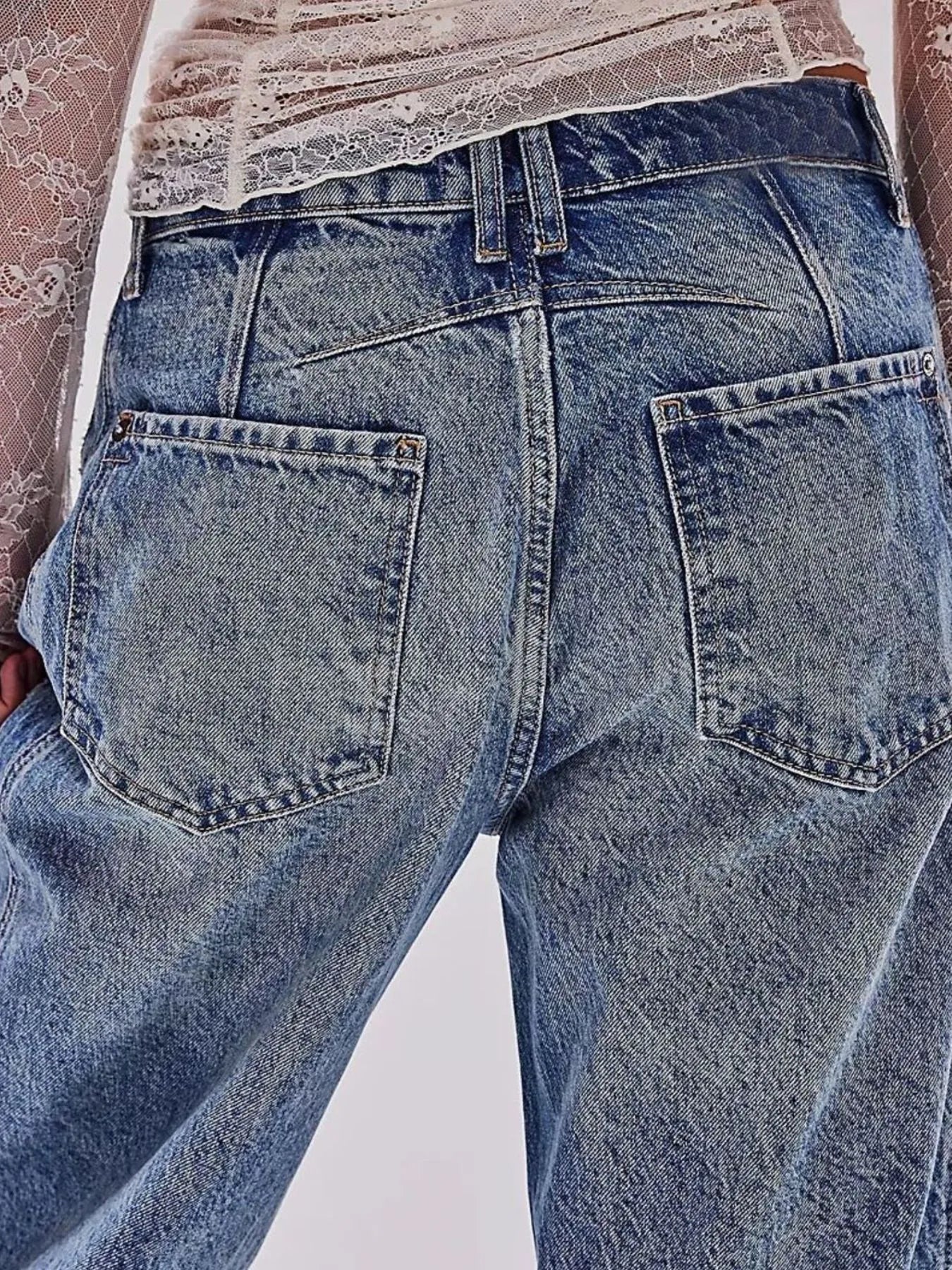 Wide Leg Relaxed Fit Jeans - Tigbul's Variety Fashion Shop