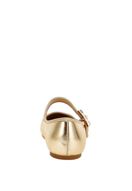Upstage Brooch Mary Jane Sandals - Tigbul's Variety Fashion Shop