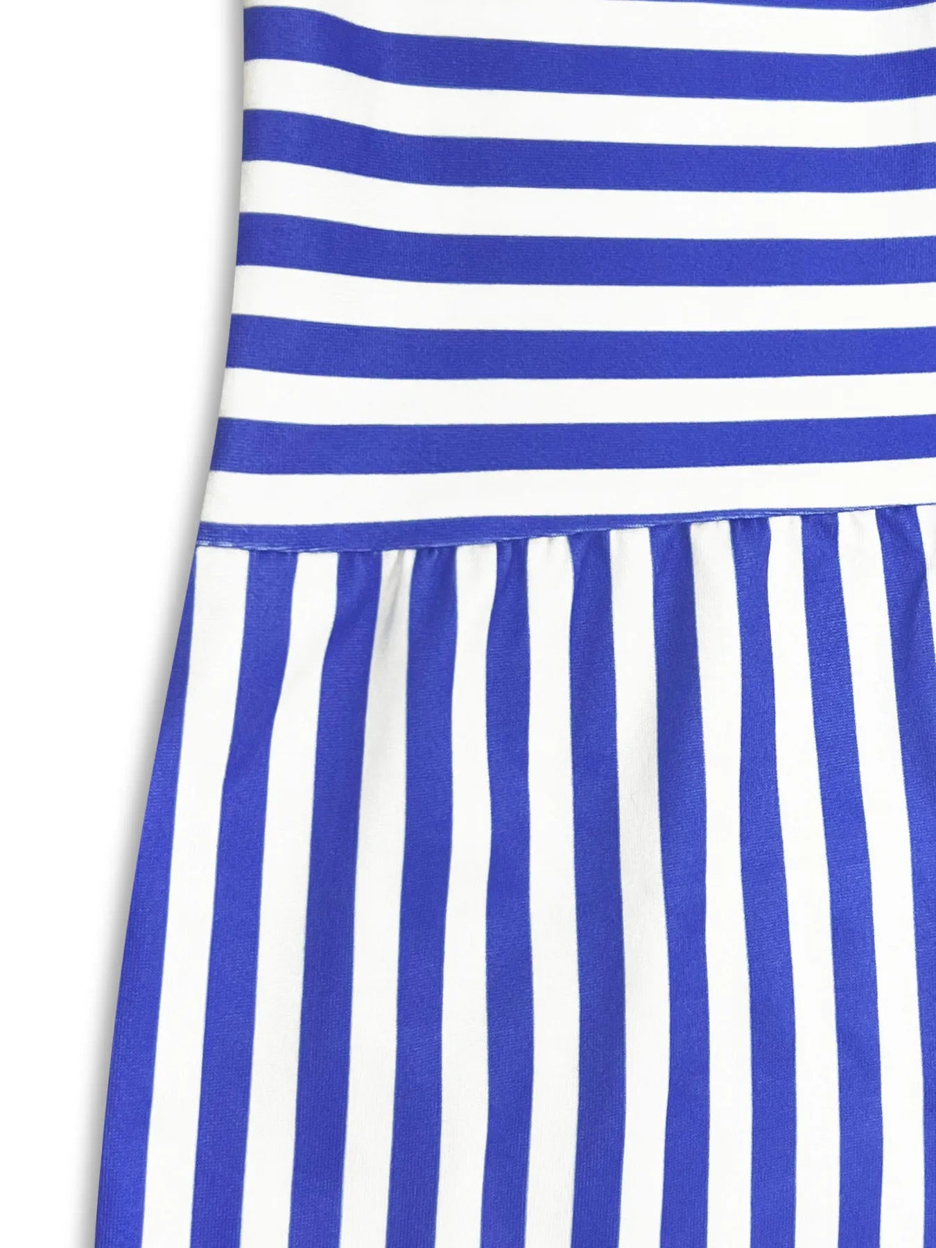 Casual Striped Tiered Ruffle Tank Dress - Tigbul's Variety Fashion Shop