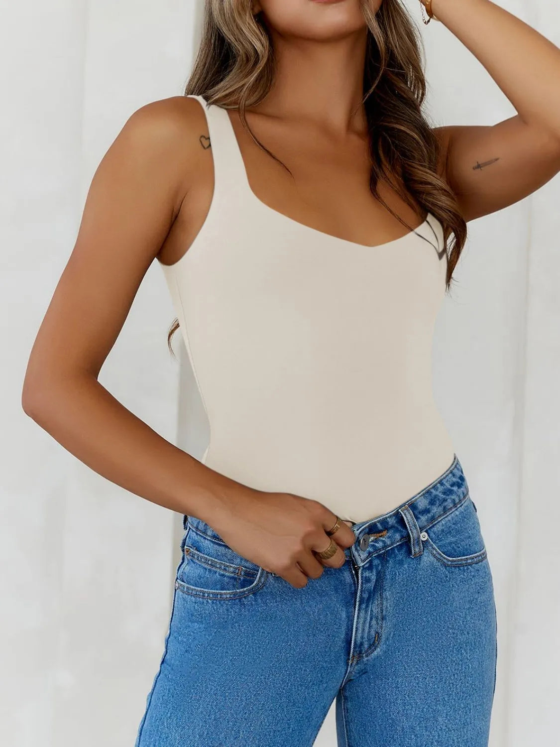 Solid Color Wide Strap Cami - Tigbul's Variety Fashion Shop