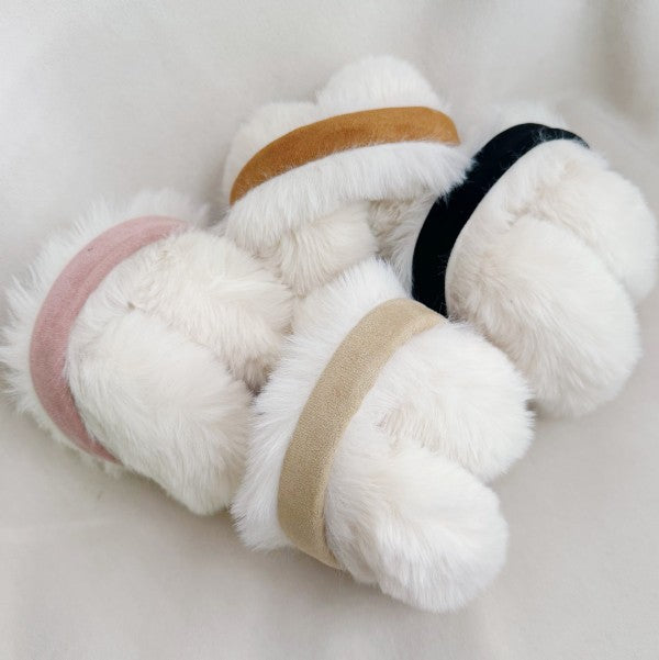 Snow Bunny Foldable Earmuffs - Tigbul's Variety Fashion Shop