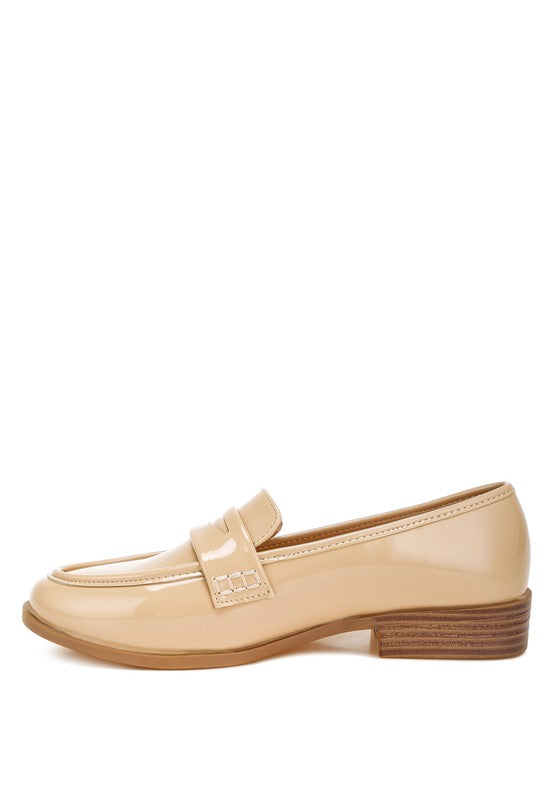 Mogul Penny Strap Detail Loafers - Tigbul's Variety Fashion Shop