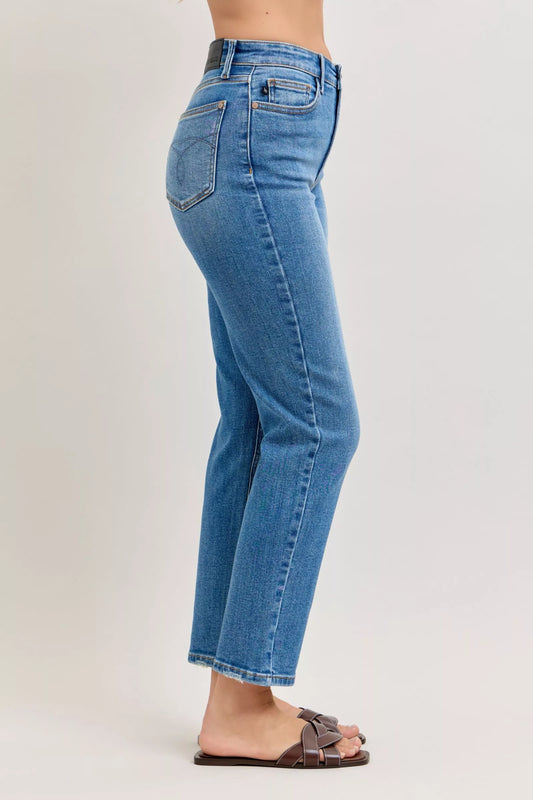 Judy Blue High-Waisted Straight-Leg Jeans - Tigbul's Variety Fashion Shop