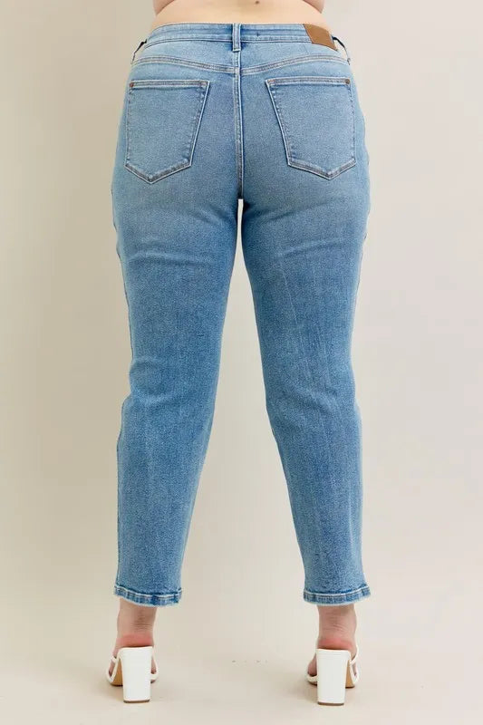 Judy Blue Vintage Straight Jeans Small - 24W - Tigbul's Variety Fashion Shop