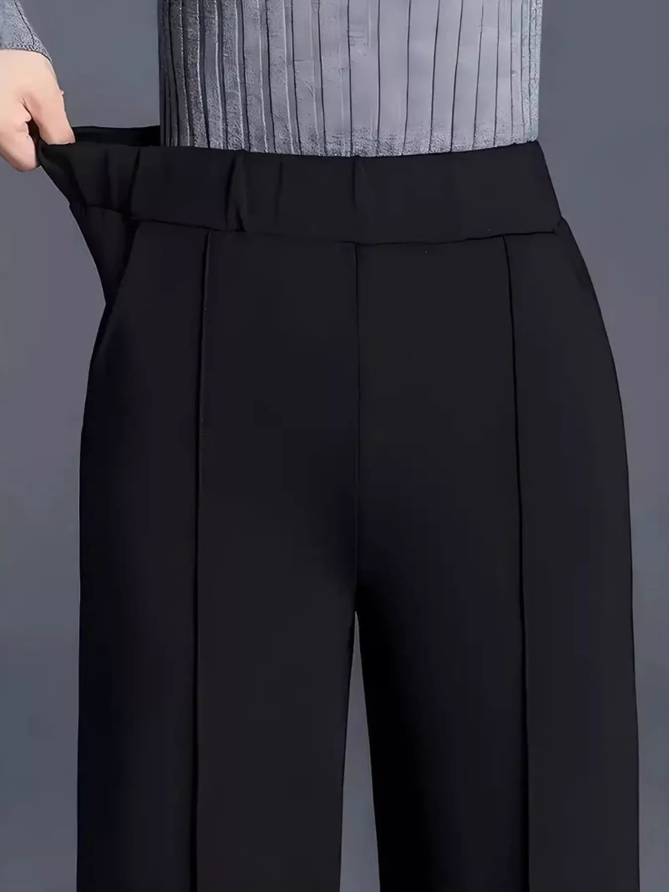 High-Waisted Wide Leg Pants - Tigbul's Variety Fashion Shop