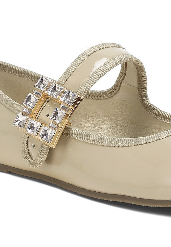 Upstage Brooch Mary Jane Sandals - Tigbul's Variety Fashion Shop