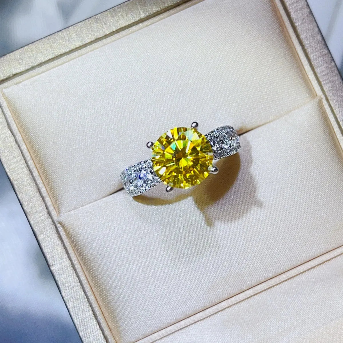 3 Carat Moissanite 925 Sterling Silver Ring - Tigbul's Variety Fashion Shop