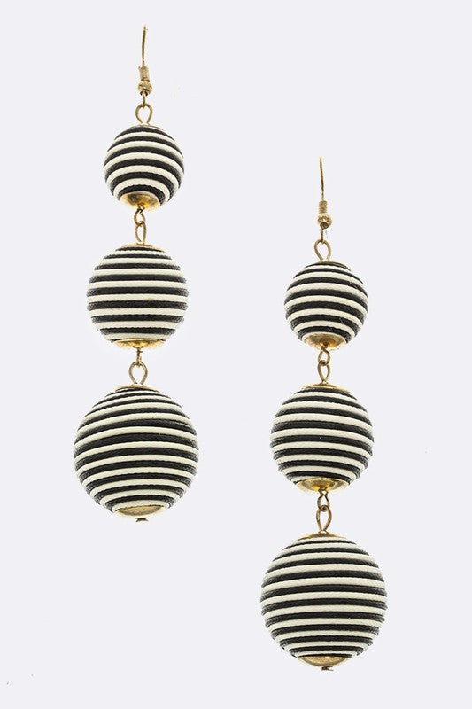 Ball Drop Earrings - Tigbul's Variety Fashion Shop