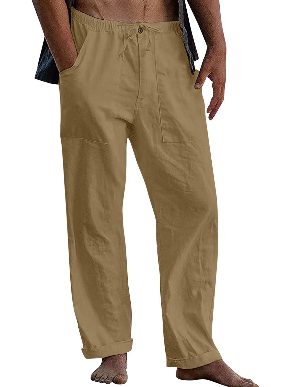 Men's Full Size Loose Fit Pants Plus Size - Tigbul's Variety Fashion Shop