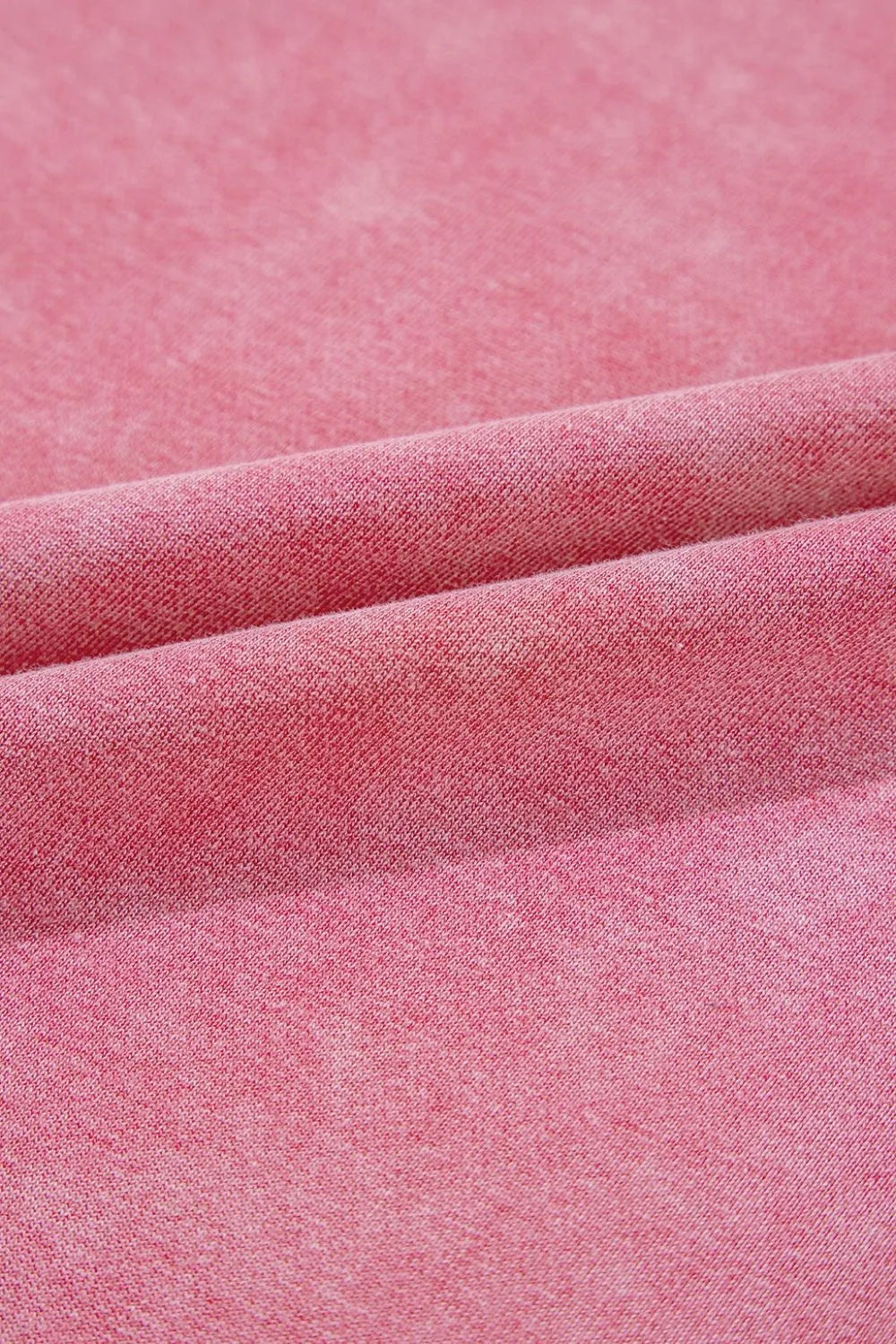 Pink Mineral Wash Raw Edge Ruffle Mini Dress - Tigbul's Variety Fashion Shop