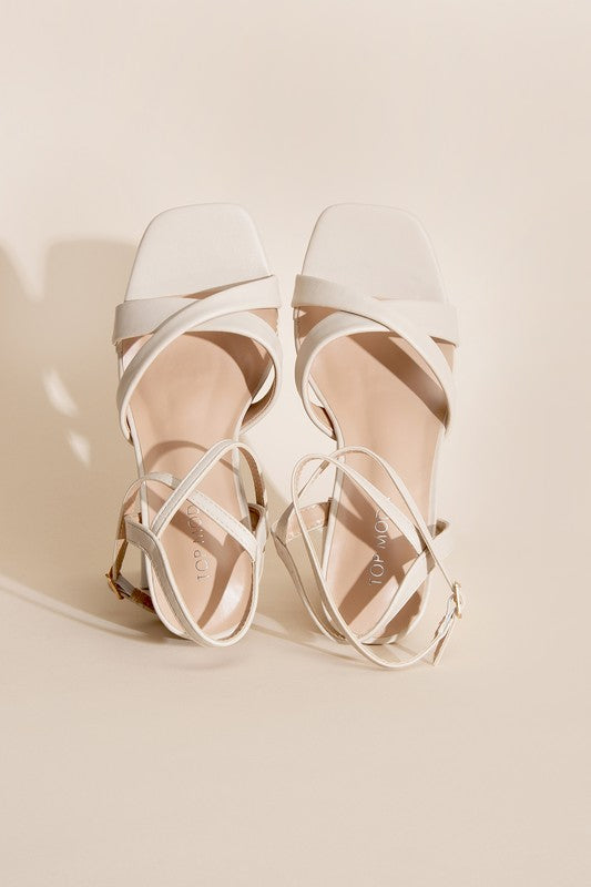 VALOR-1 Cross Ankle Strap Heels - Tigbul's Variety Fashion Shop