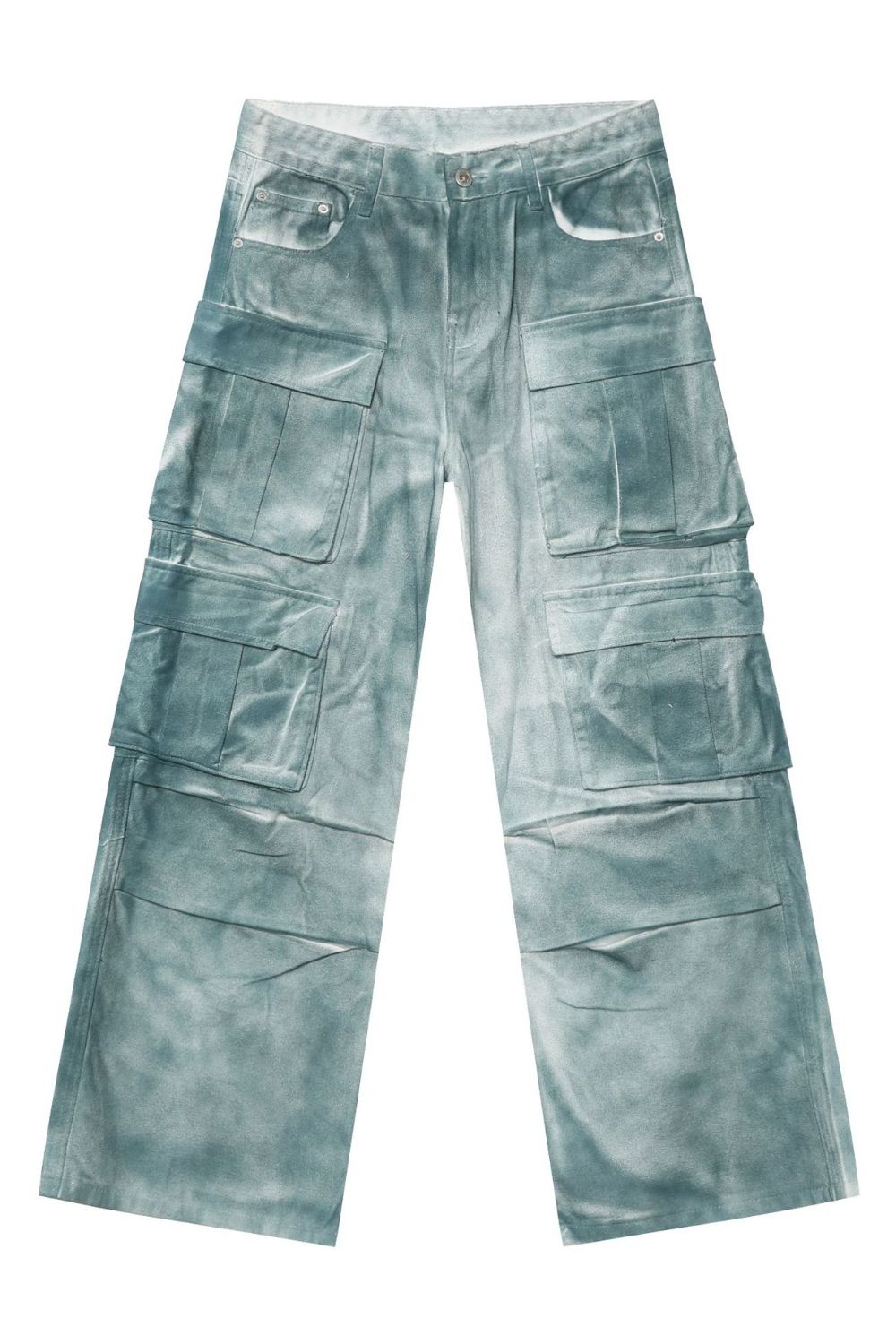 Men's Tie-Dye Cargo Jeans - Tigbul's Variety Fashion Shop