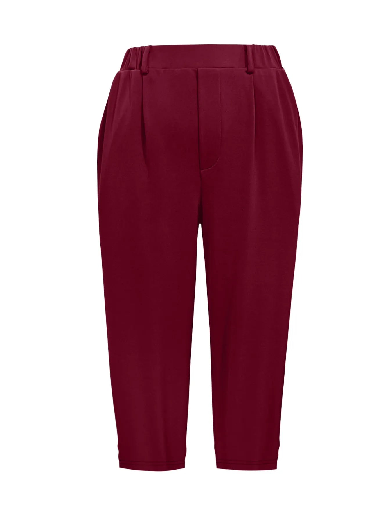 Pleated Detail Pants with Pockets - Tigbul's Variety Fashion Shop