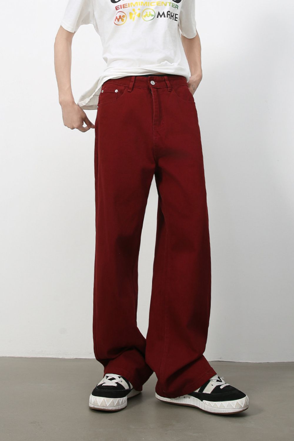 Men's Mid Rise Baggy Jeans - Tigbul's Variety Fashion Shop