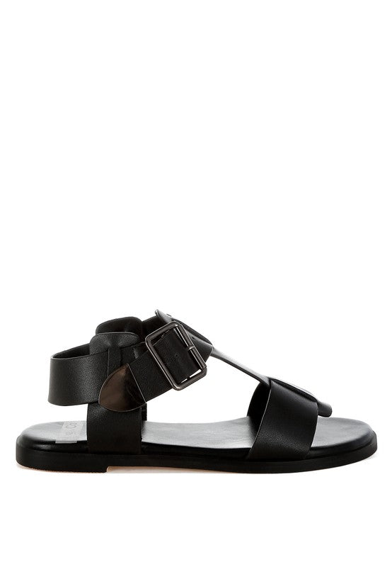 Shayla Gladiator Flat Sandals - Tigbul's Variety Fashion Shop