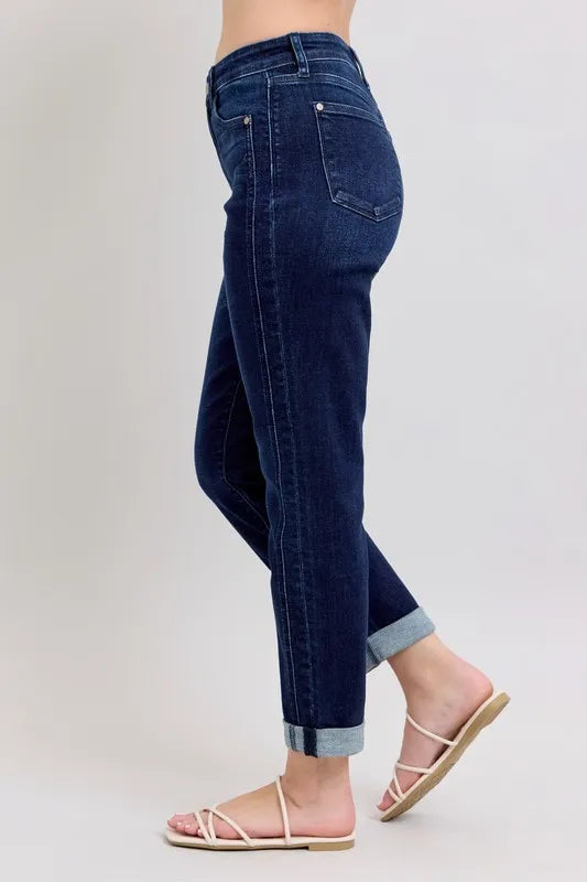 Judy Blue High Waist Boyfriend Jeans - Tigbul's Variety Fashion Shop