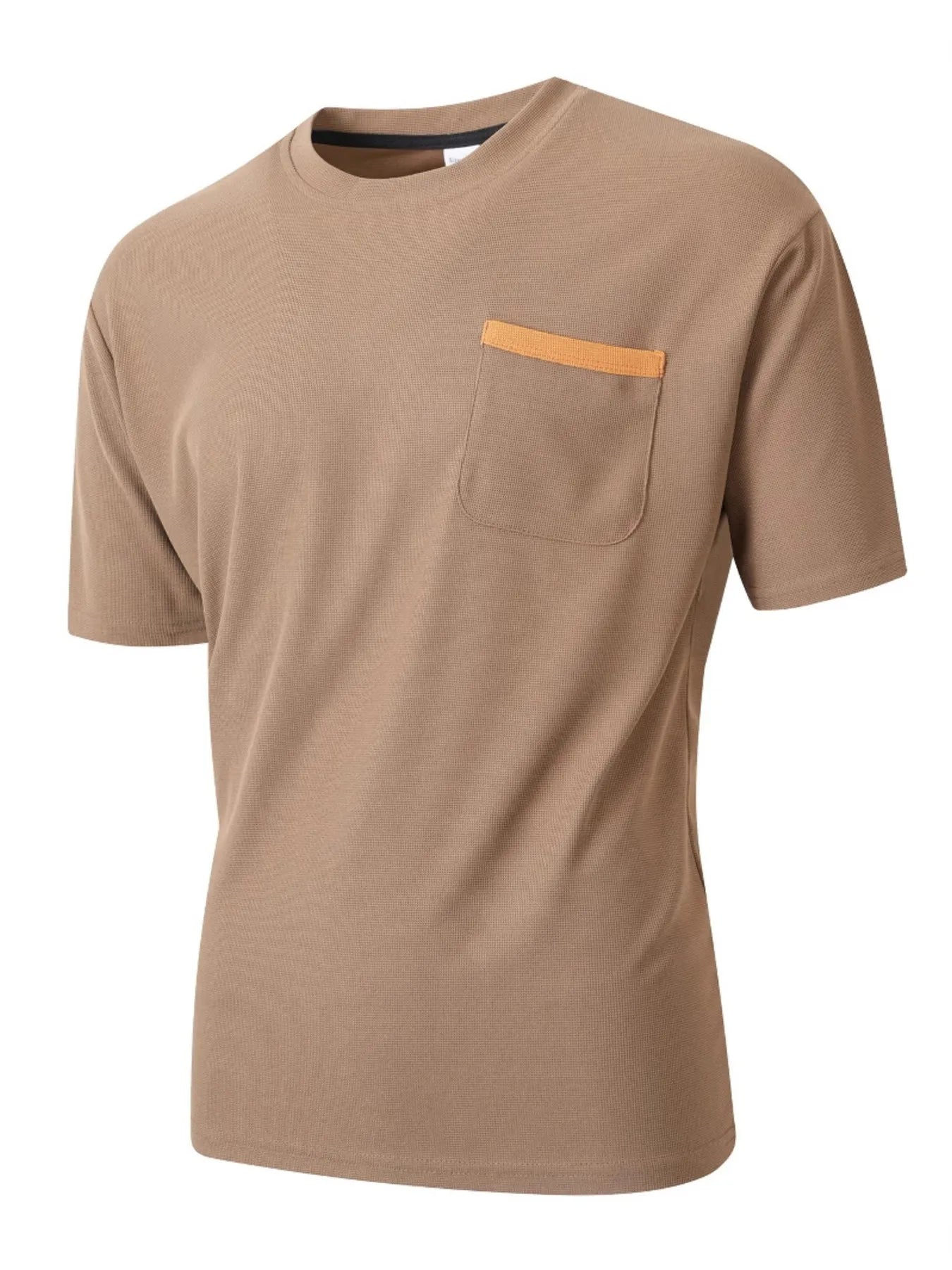 Men's Full Size Round Neck Short Sleeve T-Shirt Plus Size - Tigbul's Variety Fashion Shop