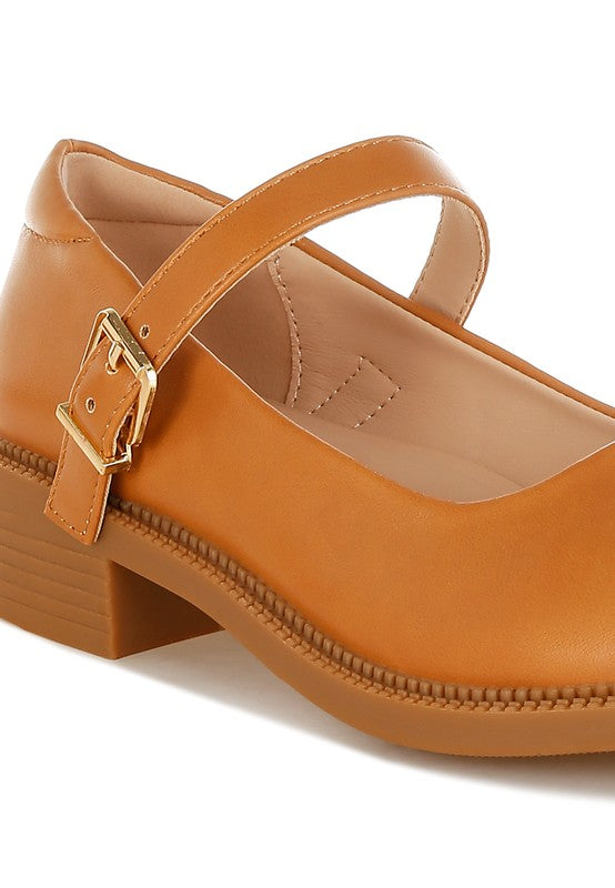 Ejeta Faux Leather Mary Jane Shoes - Tigbul's Variety Fashion Shop