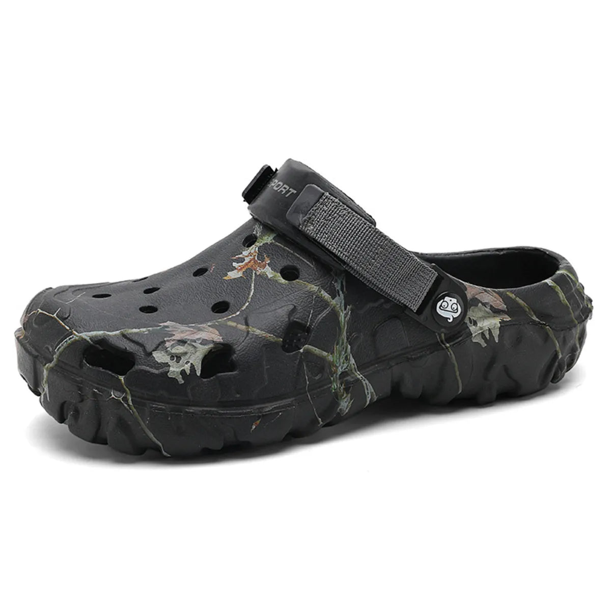 Men's Printed Round Toe Sandals - Tigbul's Variety Fashion Shop