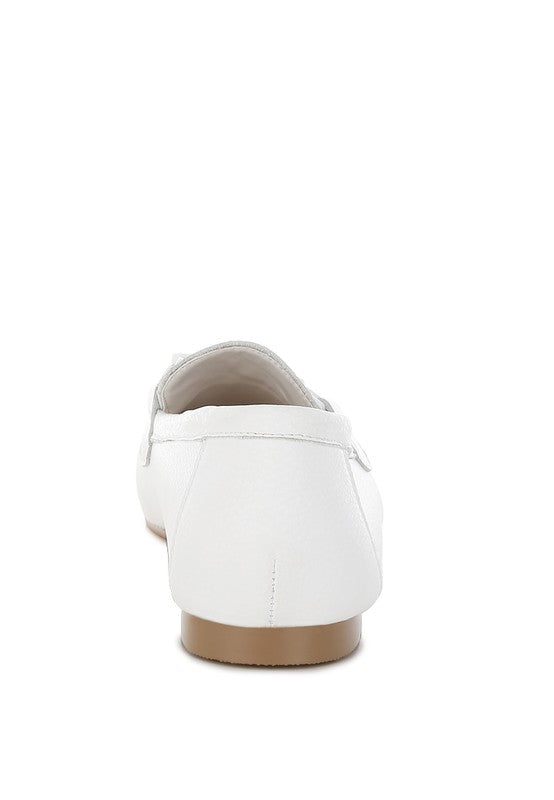 Taranis Monochromatic Horsebit Loafers - Tigbul's Variety Fashion Shop
