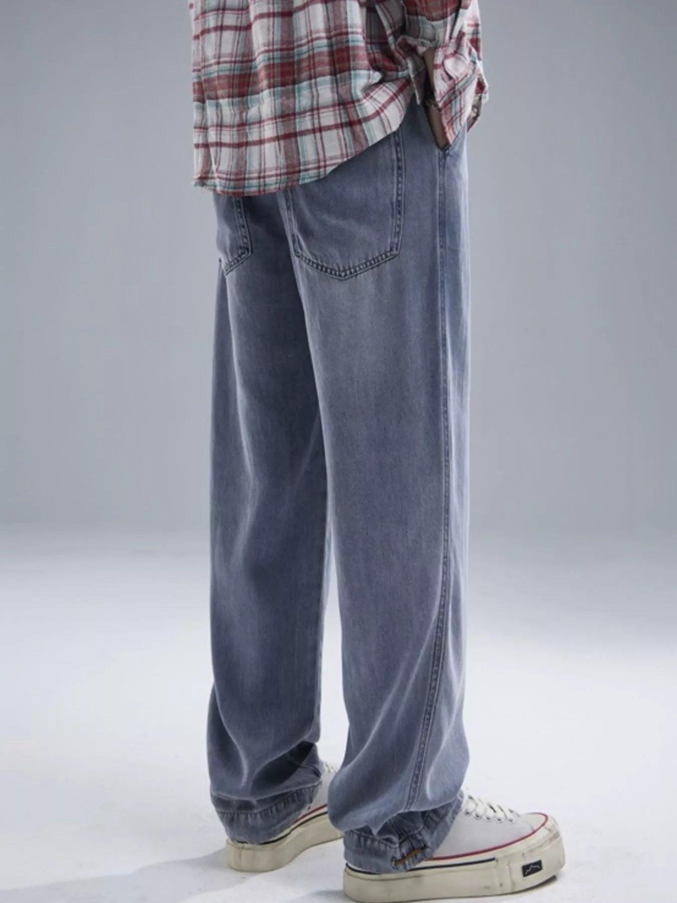 Men's Wide Leg Relaxed Fit Jeans - Tigbul's Variety Fashion Shop