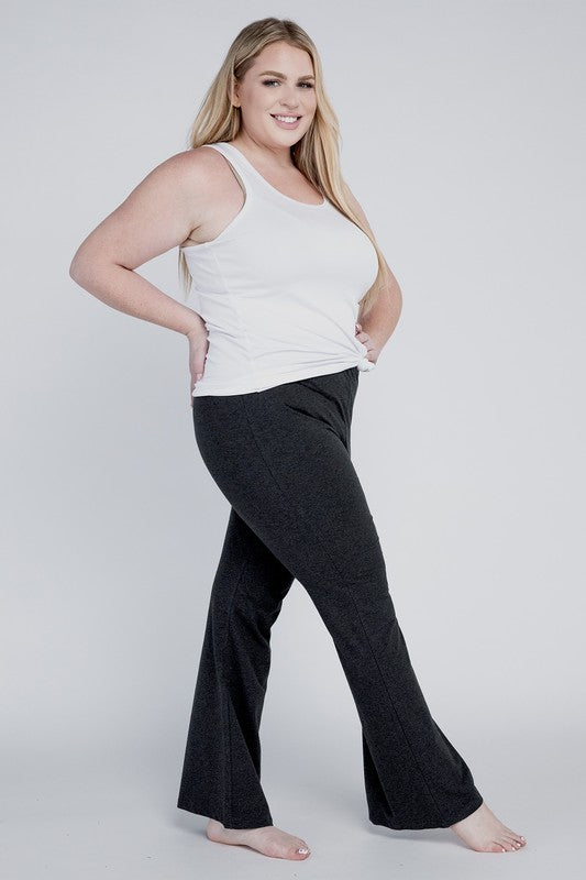 Plus Everyday Flare Bottoms - Tigbul's Variety Fashion Shop