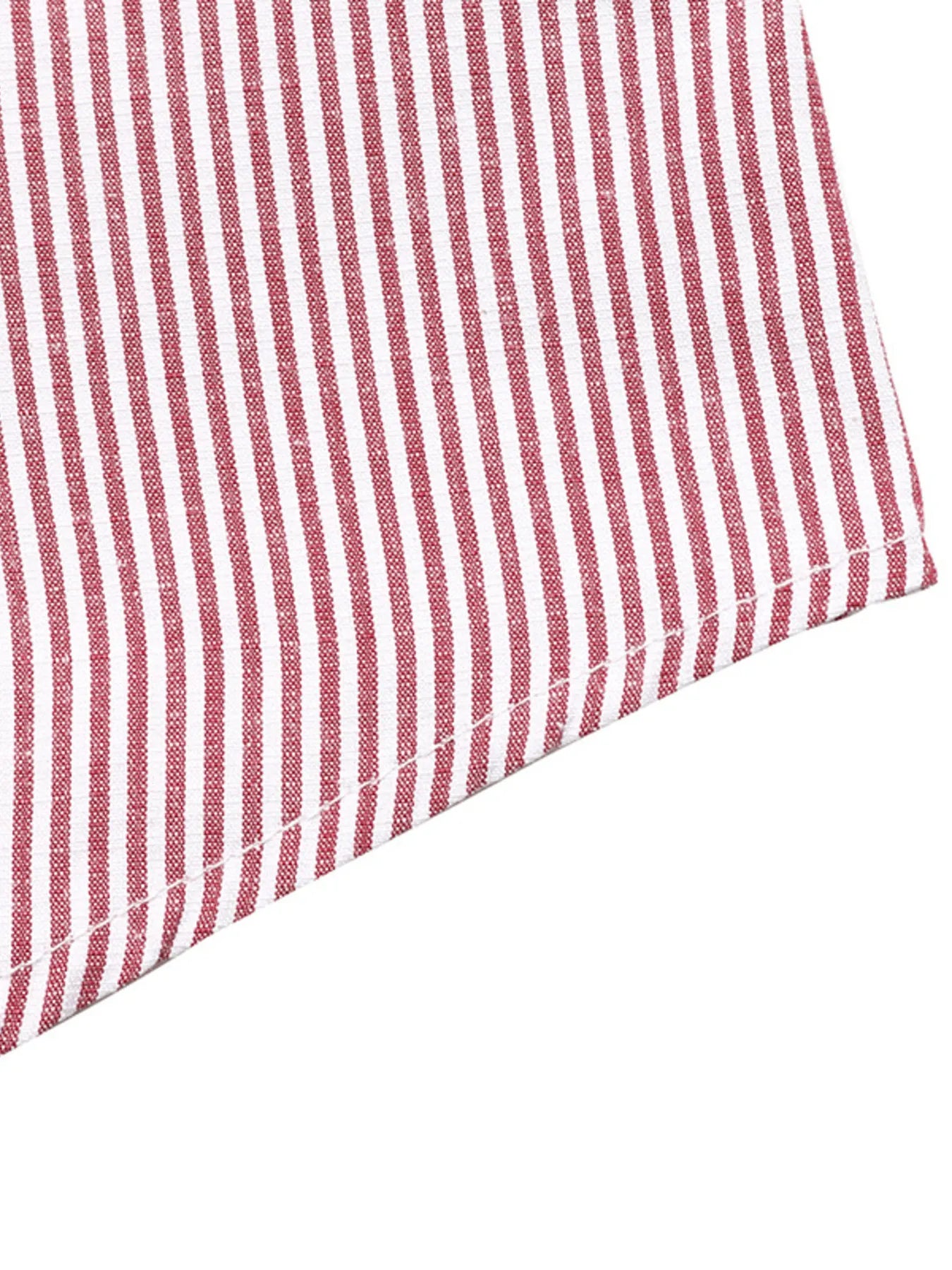 Striped Balloon Sleeve Button-Up Shirt - Tigbul's Variety Fashion Shop