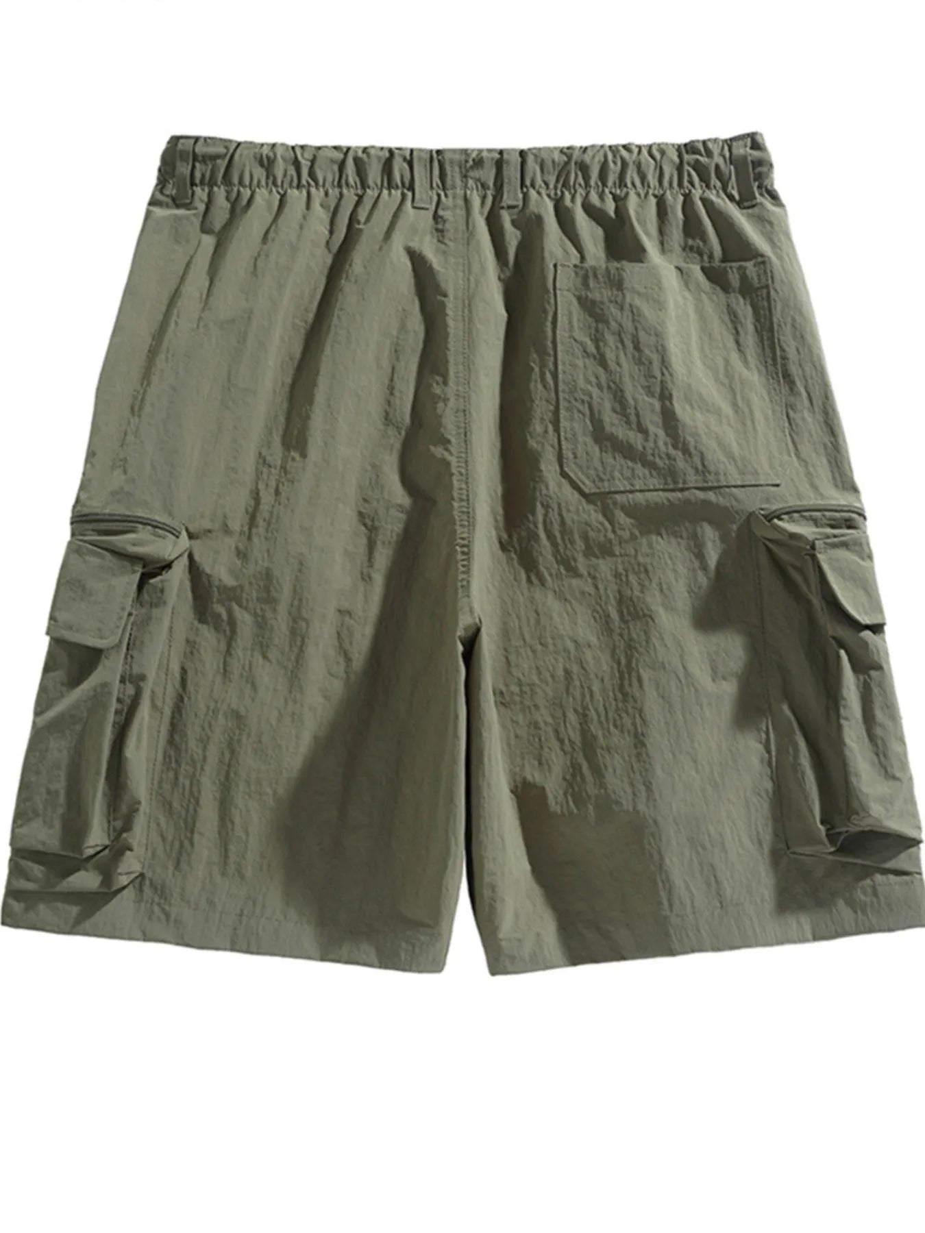 Men's Elastic Waist Cargo Short - Tigbul's Variety Fashion Shop