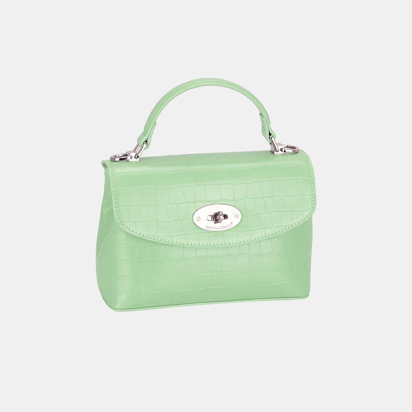 David Jones Texture PU Leather Handbag - Tigbul's Variety Fashion Shop