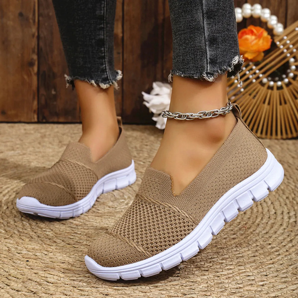 Breathable Mesh Athletic Slip-Ons - Tigbul's Variety Fashion Shop